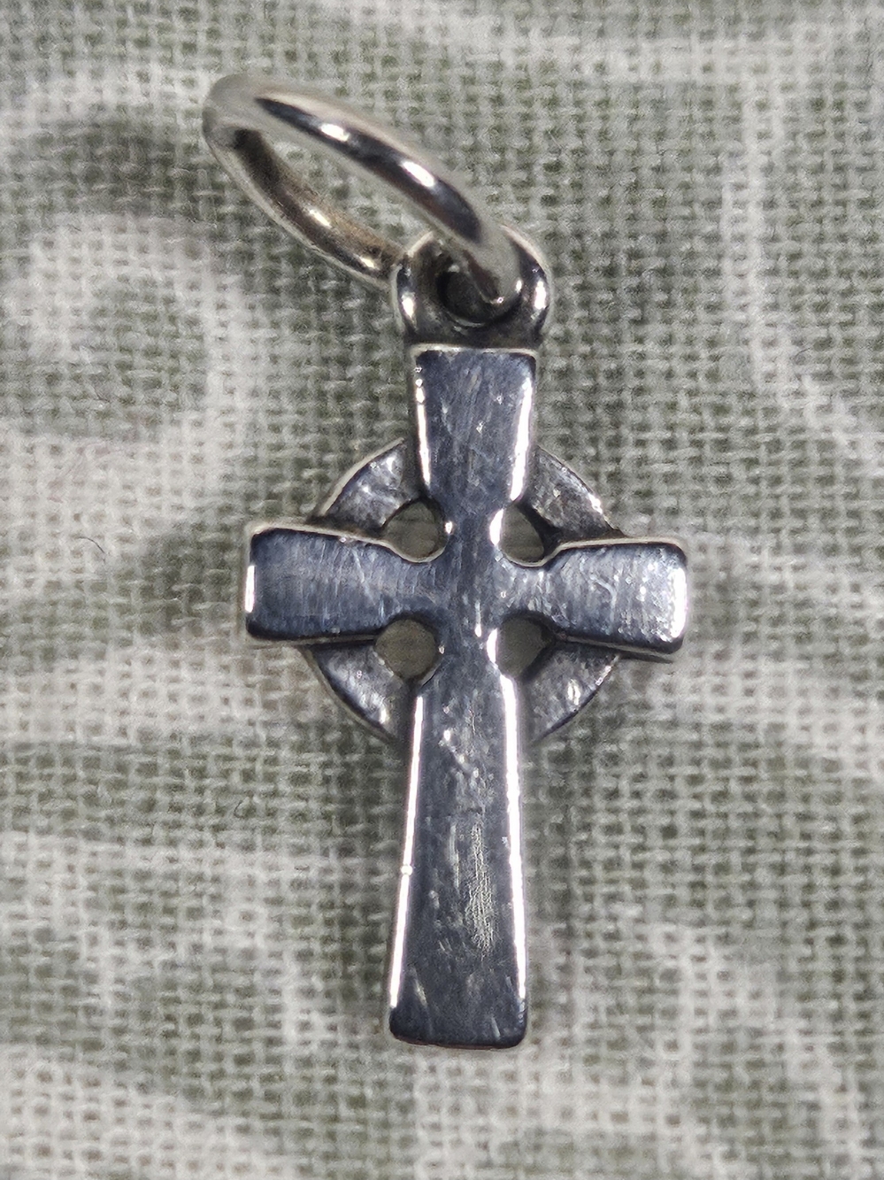 James Avery Sterling Silver Celtic Cross Charm - Retired